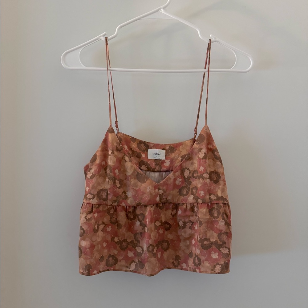Aritzia Pink Floral Women's Top